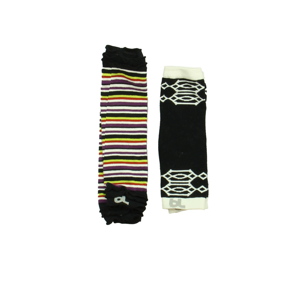 B.L. Girls Black | Multi Stripes Accessory size: *6-12 Months